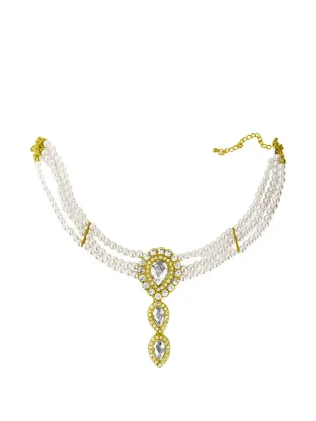 Colier Hzmer Jewellery cu perle auriu