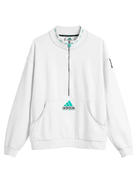 Sweter z golfem Adidas biały