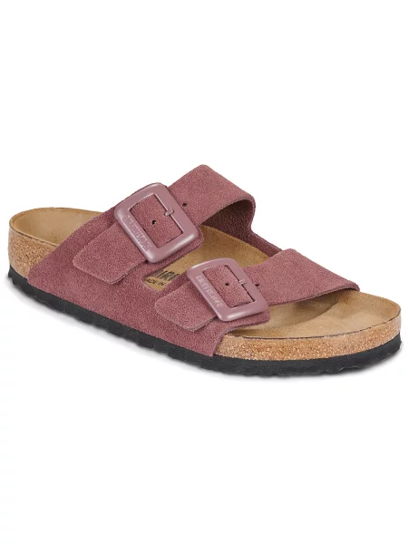 Šľapky Birkenstock s prackou fialová