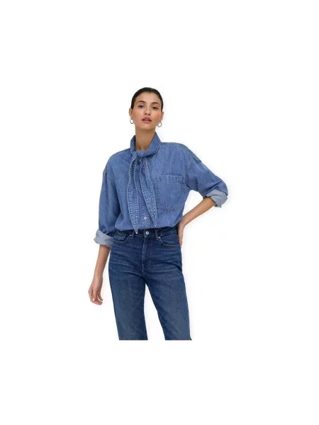 Denim ruha Only kék