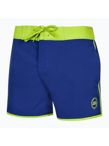 Pánske plavecké šortky AQUA-SPEED Axel blue modrá