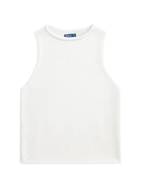 Μικρός πλεκτά σορτς Polo Ralph Lauren με κέντημα λευκό