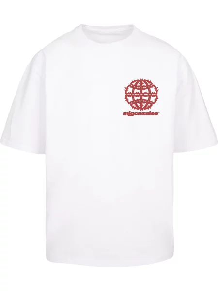 MJ Gonzales Tricou Global Flame roșu alb