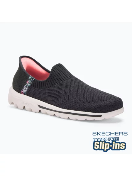 Női cipő SKECHERS Go Walk Travel Tahiti Sunset black Go Walk Travel Tahiti Sunset BLK fekete