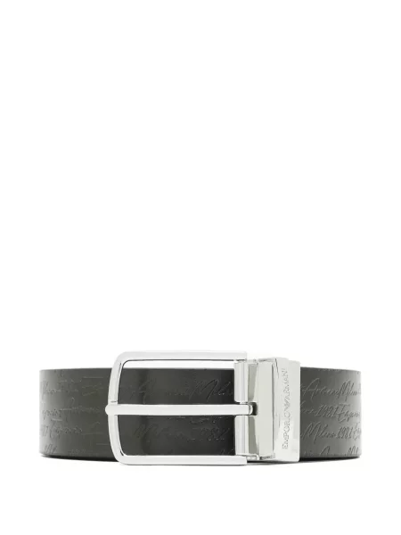 Curea Emporio Armani reversibilă negru