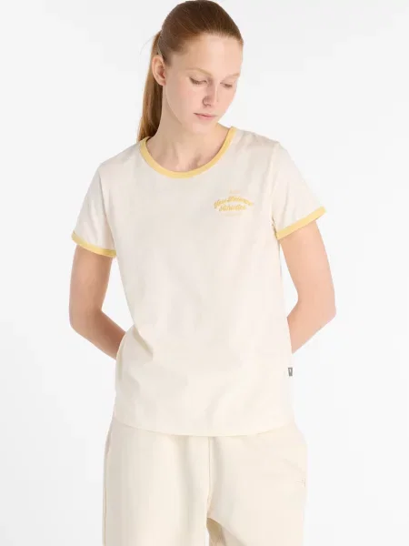 Спортивная футболка New Balance бежевая