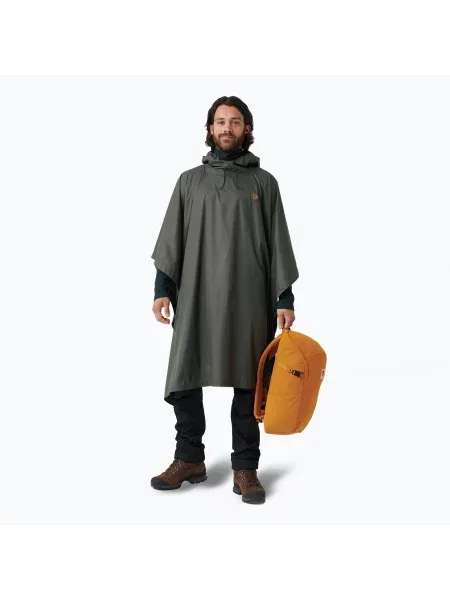 Fjällräven дъждобран Пончо графит сиво