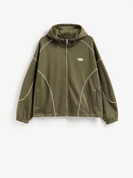 Hanorac sport Reserved verde