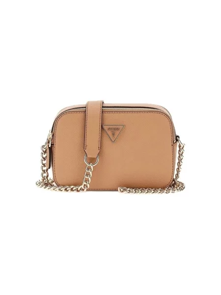 Crossbody kabelka Guess hnedá