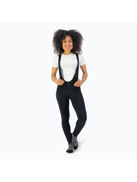 Дамски панталони за колоездене Rogelli Core black черно