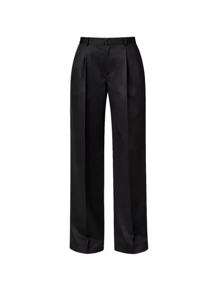 Pantaloni Vince plisate negru