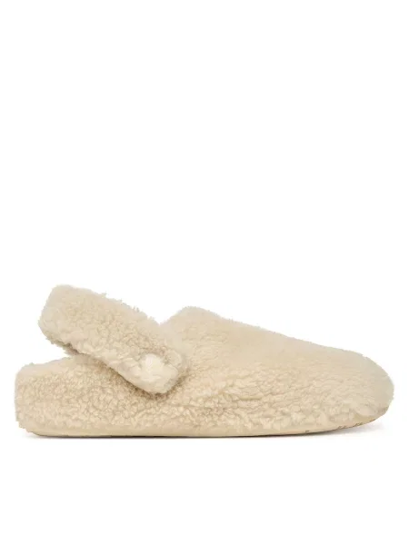 Crocs Papuče Classic Cozzzy svijetlobež bijela