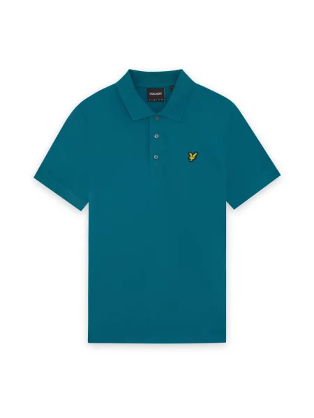 Koszulka polo Lyle & Scott niebieska