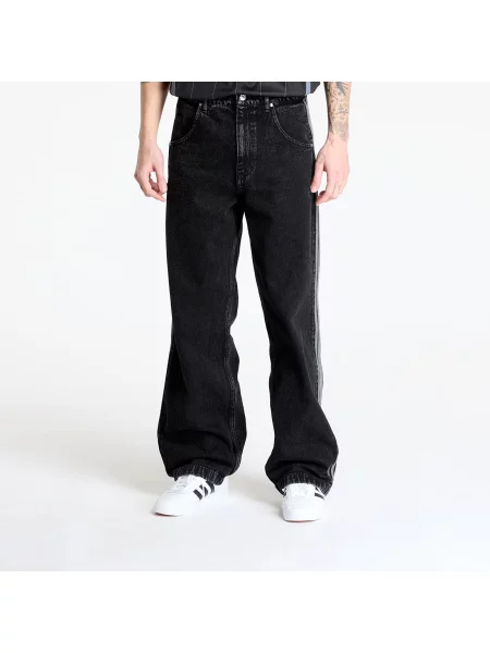 Прямі джинси Adidas Originals чорні