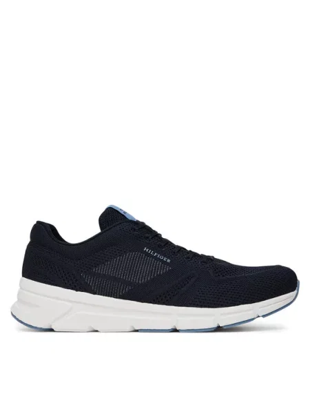 Tommy Hilfiger Sneakersy Modern Comfort Run Knit Tmavomodrá modrá