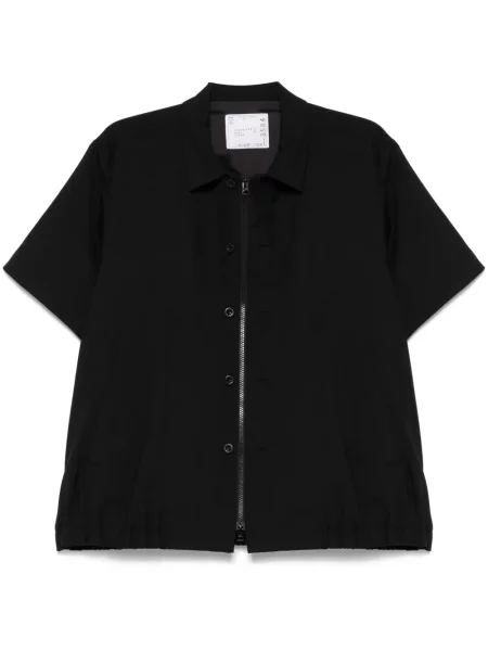 Cămașă Sacai scurtă negru