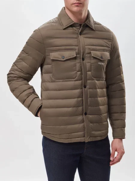 Пуховик Armani Exchange коричневий