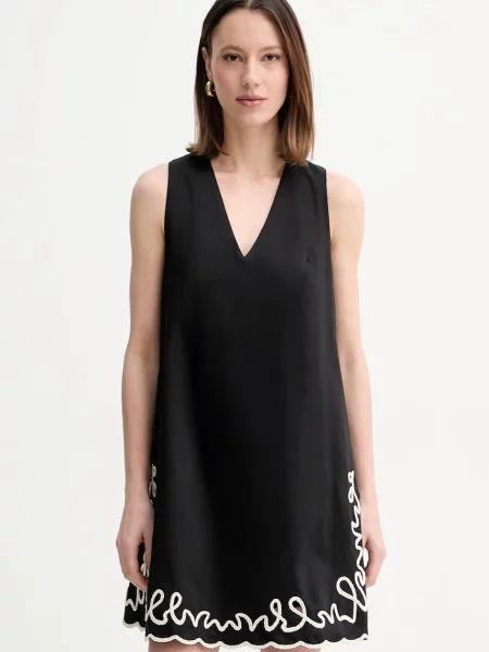 Mała mały sukienka mini Hugo Boss elegancka czarna