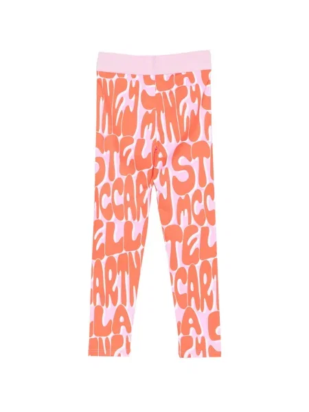 Legginsy dziecięce Stella Mccartney różowe