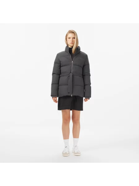 Lacoste Kurtka Ze Stójką Ciemnoszara szary