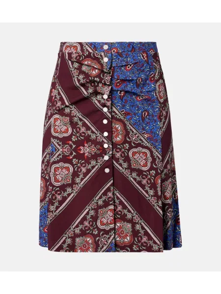 Spódnica Rabanne z nadrukiem z wzorem paisley