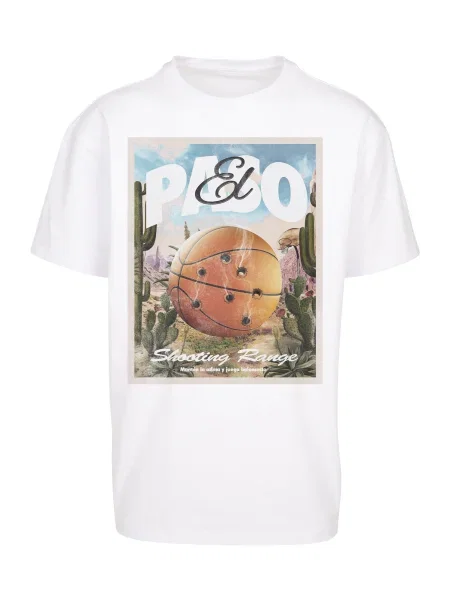 Mister Tee Tričko El Paso světlemodrá / mix barev / pastelově / offwhite oranžová