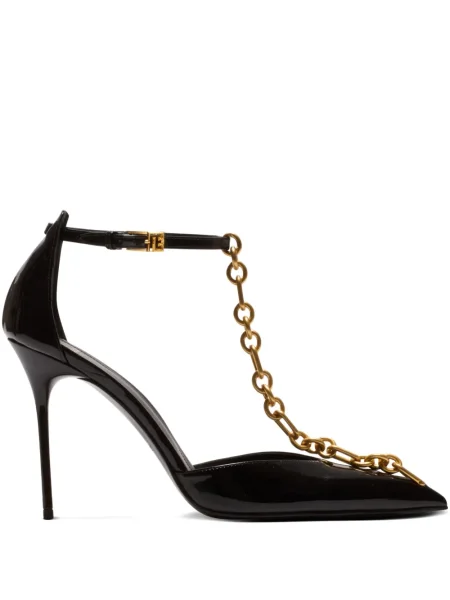 Pantofi cu toc Balmain din piele negru