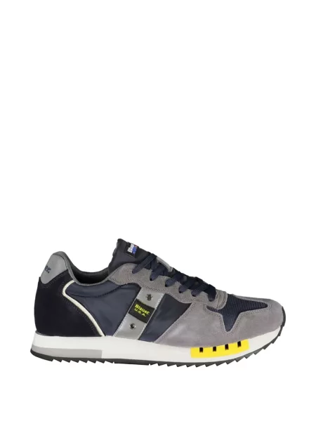Sneakerși Blauer din piele de căprioară albastru