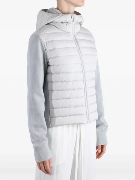 Pulover Canada Goose cu glugă alb