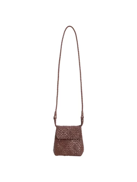 Torebka crossbody Ibeliv skórzana brązowa