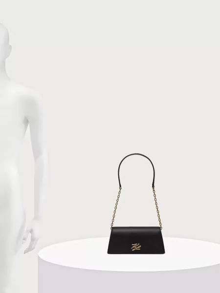 Кожаная сумка Karl Lagerfeld