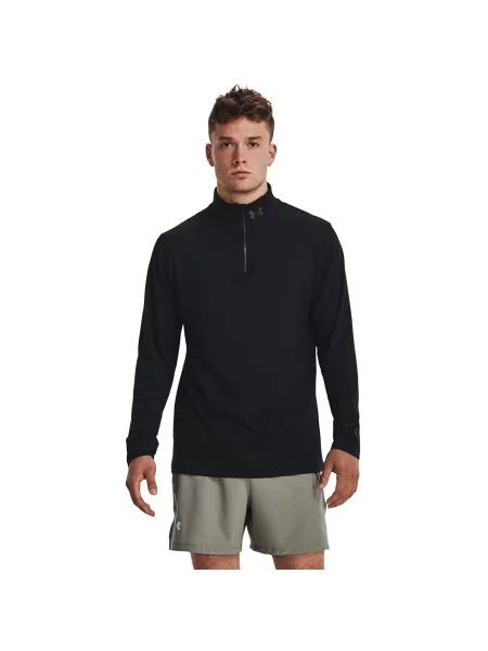 Under Armour bluza do biegania Qualifier gładka czarny