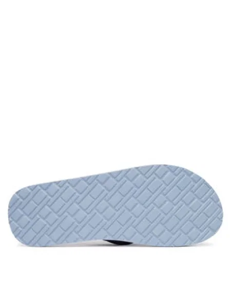 Žabky Tommy Hilfiger Patch Beach Sandal aegean sea modré