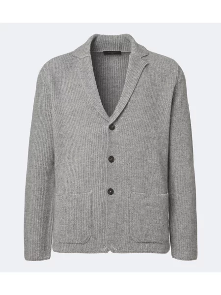 Cardigan Slowear de lână gri