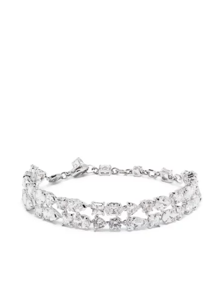 Brăţară Swarovski de cristal argintiu