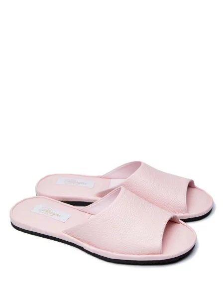 Pellagio Тапки Женское кожа розовый