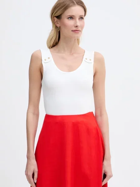 Top Tommy Hilfiger beżowy