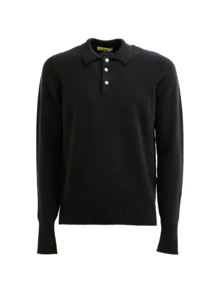 Lung tricou polo Drumohr negru