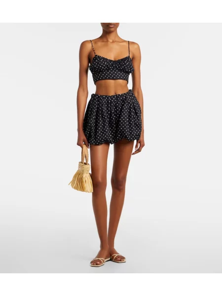 Top Faithfull de in cu buline negru