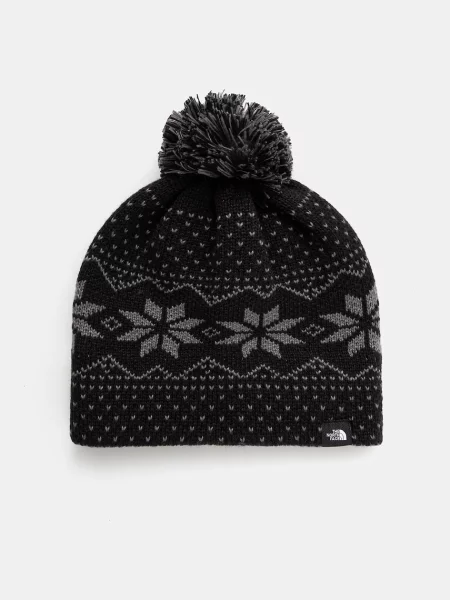 The North Face Dětská čepice KIDS CABIN SKI TUKE černý