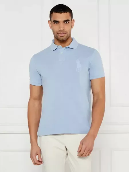POLO RALPH LAUREN Tenisz póló | Custom slim fit kék