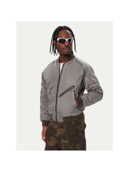 G-STAR Μπόμπερ μπουφάν Lw Regular Fit γκρι