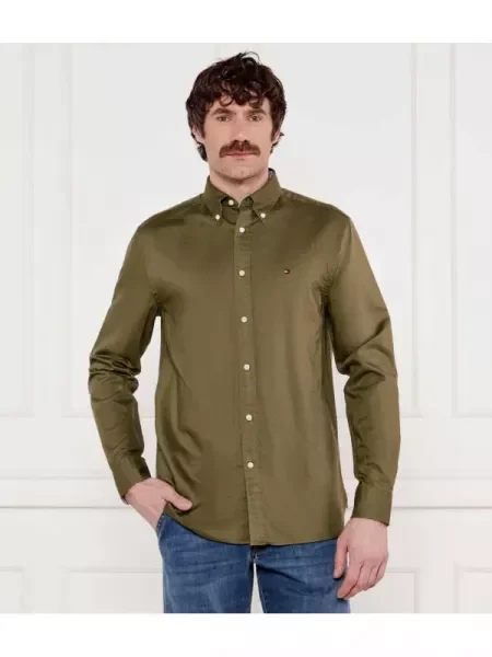 Tommy Hilfiger Cămașă | cu adaos de in
