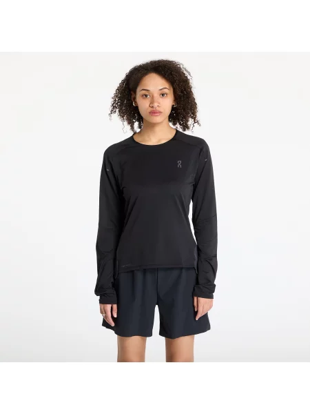 T-shirt On Performance Long Sleeve Tee Black/ Eclipse XS czarna