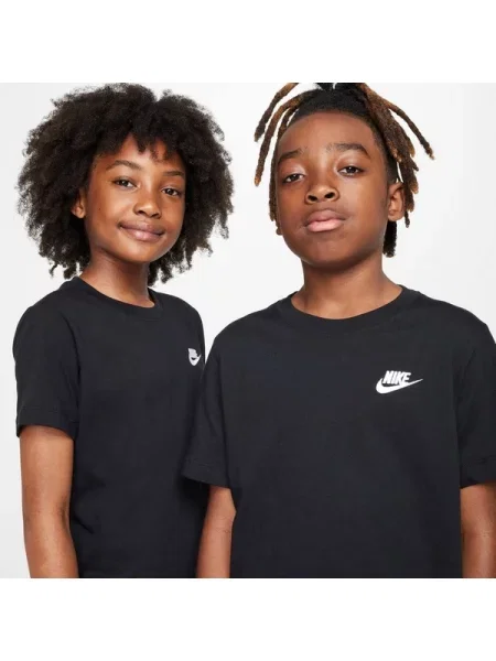 Nike T-Shirt K Nsw Tee Emb Futura Lbr czarna