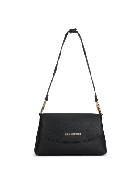 Torebka Love Moschino z logo czarna
