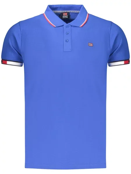 Tricou polo Norway 1963 albastru