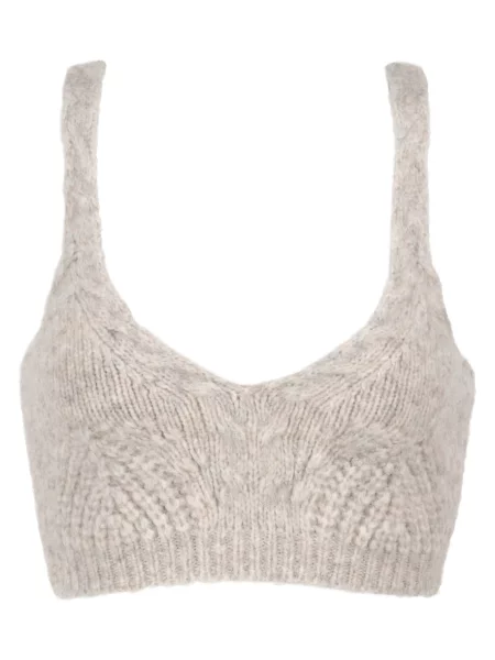 Biustonosz Simkhai wełniany beżowy