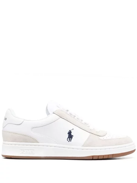 Zomšinės sportbačiai Polo Ralph Lauren balta
