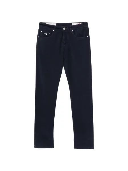 Pantaloni Sartoria Tramarossa cu autograf albastru
